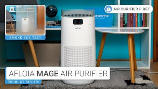 Afloia Mage Air Purifier Review Performance Test and Smoke Box [upl. by Nahsab]