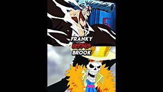 Franky VS Brook onepiece anime [upl. by Angelia]