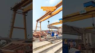 🤔Ye Dekhiye Gantry Crane kaise Chalta 🤔😃🤪🥰🤫 YadavReact [upl. by Nylac376]