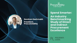 Spend Smarter An Industry Benchmarking Study of Direct and Indirect Procurement Excellence [upl. by Ahsihat]