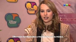 Bridgit Mendler en Buenos Aires  Exclusivo TELEFE [upl. by Aminta]