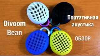 Портативная Акустика Divoom Bean Обзор [upl. by Orfield]