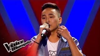 MunhbayarSh  quotZuudquot  Blind Audition  The Voice of Mongolia 2018 [upl. by Alodee]