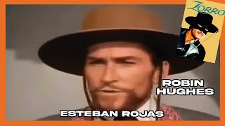 📺 La Historia de ROBIN HUGHES es el asesino Esteban Rojas en las Aventuras del zorro 1957 [upl. by Bondy]