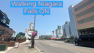 Walking Fallsview Boulevard in Niagara Falls Ontario With Friends 7272024 [upl. by Araj]