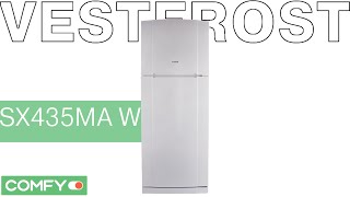 Vestfrost SX435MA W  холодильник с зоной свежести  Видеодемонстрация от Comfy [upl. by Tessi739]