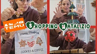 Shopping Natalizio su Temu🤩⛄️🍭Decorazioni Natalizie a Partire da 129€🤩 [upl. by Azal]