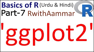 ggplot2 package in R  Rprogramming and statistics ggplot2 for Beginners in Urdu amp Hindi7 [upl. by Maria561]