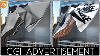 Create CGI Ads in Blender  Blender VFX tutorial [upl. by Rednael]