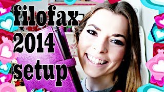 Filofax Setup How to setup your filofax personal planner [upl. by Yelsnya]