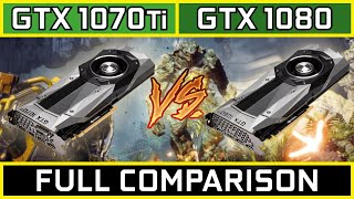 GTX 1070 Ti vs GTX 1080  Comparison 4K 1440p amp 1080p [upl. by Arlinda774]