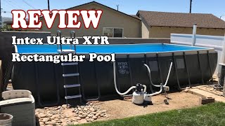 Intex Ultra XTR Rectangular Pool Setup amp Review [upl. by Asnarepse150]