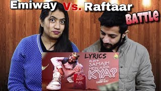 EMIWAYSAMAJH MEIN AAYA KYA REACTION  Emiway Vs Raftaar Battle [upl. by Uol14]