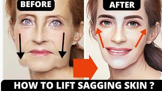 🛑 FACIAL MASSAGE TECHNIQUES TO STAY YOUNG  EXERCISES FOR SAGGING SKIN JOWLS LAUGH LINES [upl. by Pendergast308]