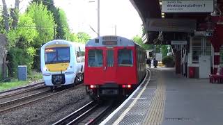 London Underground D Stock 7126 and 7035 at Upminster Bridge [upl. by Edris]