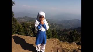 English alphabets by Mashal fatima at char byar view point Azad Kashmir [upl. by Pride]