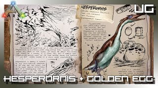 Hesperornis  Golden Eggs Ark Survival Evolved XBOX ONE [upl. by Nollek761]