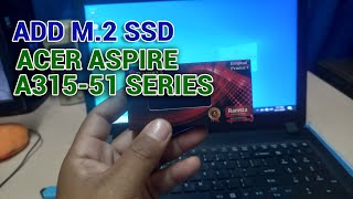 Add M2 SSD on Acer Aspire A31551 Series [upl. by Devinna]