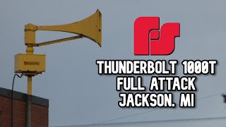 Federal Signal Thunderbolt 1000T  Jackson MI  Full Attack  972024 [upl. by Kreit460]