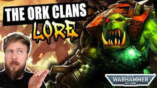 The INSANITY Of Each Ork Clan EXPLAINED  Warhammer 40K Lore [upl. by Rennob817]