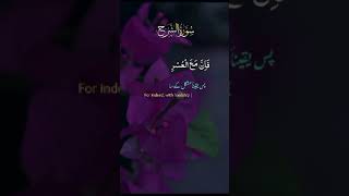 Surah Alam Nashrah🤲 Recitation with English translationshorts youtubeshorts stressrelief [upl. by Eirrehs245]