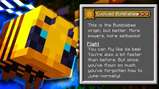 Minecraft Origins Mod Evolved Bumblebee Origin [upl. by Menashem701]