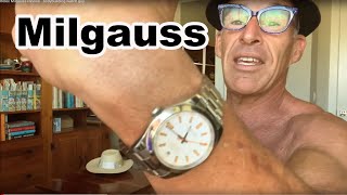 Rolex Milgauss Review  bodybuilding watch guy [upl. by Lrem]