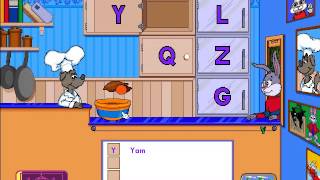 Reader Rabbit Preschool  Part 1 ABC Diner Ticket 1 [upl. by Nefen]