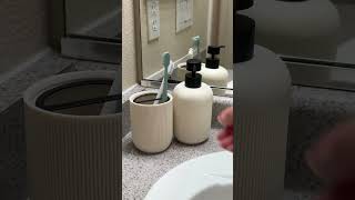 Bathroom cleaning motivation cleantok cleanwithme cleaning cleaningmotivation [upl. by Ennaej445]