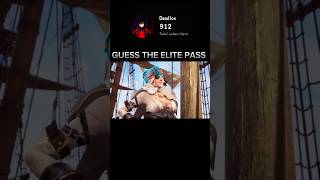 Guess the elite pass name ☠️👍🏻 elitepass freefire ff shorts shortsfeed trending oldmemoriesff [upl. by Loredo]