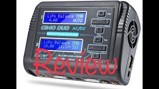 Extensive Review HTRC C240 Duo  ACDC Dual LiPo Battery Charger [upl. by Eahc]