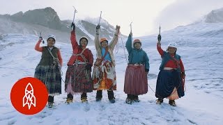 The Cholita Climbers of Bolivia Scale Mountains in Skirts [upl. by Hahnert]