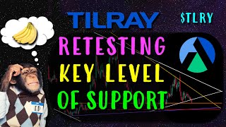 Tilray Stock TLRY Retesting Key Level of Support [upl. by Haggi670]