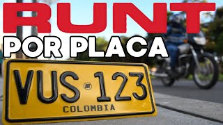 RUNT POR PLACA ✅ 2024 ✅ Como consultar [upl. by Irep]