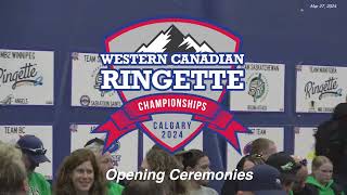 2024 Western Canadian Ringette Championships Opening Ceremonies [upl. by Nancy]