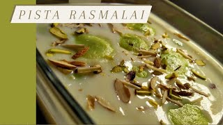 PISTA RASMALAIEasy Rasmalai recipeits really simple and delicious🤤 Ramzan mein zaroor banayen [upl. by Harrod445]