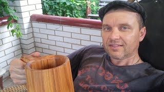 How to Make a Wooden Beer Mug DIY  Cherry beer mug  Wooden beer mug  How to make a wooden mug [upl. by Bruno]