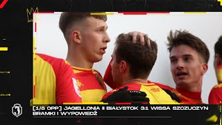 18 OPP Jagiellonia II Białystok 31 Wissa Szczuczyn Bramki i wypowiedź [upl. by Yremogtnom637]