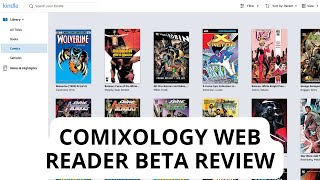 comiXology Web Reader Beta Review  Amazon Digital Comics Online Access Overview [upl. by Ykceb]