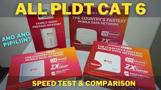 All PLDT CAT6 Speedtest  GREENPACKET D2K vs EVOLUZN ID5 vs BOOST EVEN R281 vs GREENPACKET DH725 [upl. by Eiramrebma]