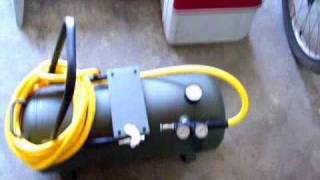 DIY portable air tank  air pig made from garbage [upl. by Lyred]