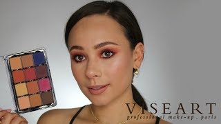 NEW Viseart Neutral Mattes 2 Milieu  Review Swatches amp Tutorial [upl. by Hinkel]