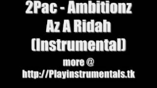 2Pac  Ambitionz Az A Ridah Instrumental [upl. by Oesile]