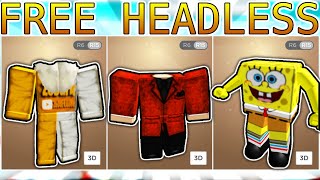 9 WAYS TO GET FREE HEADLESS HEAD in Roblox AVATAR TRICKS [upl. by Devinna306]