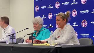 GM Lin Dunn head coach Christie Sides  Indiana Fever Exit Interview 2024 [upl. by Eiramrebma508]