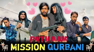 Pathaan Mission Qurbani  Bangla Funny Video  Omor On Fire  Its Omor [upl. by Ahsiaa]