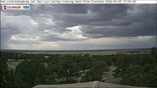 05Agosto2024  Crestone Colorado  Tormentas ao entardecer [upl. by Eneloc]