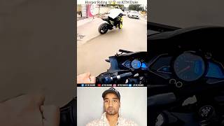 Ktm Hayper Riding 😲 reaction video shorts bikeshorts automobile viralvideo [upl. by Niall]