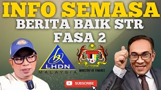 BERITA BAIK UNTUK PENERIMA STR FASA 2 [upl. by Denoting36]