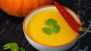 Scharfe Kürbis Kokosnusssuppe 🌶️🥥 Die leckerste Kürbissuppe die ich probiert habe😋 [upl. by Airdnekal971]